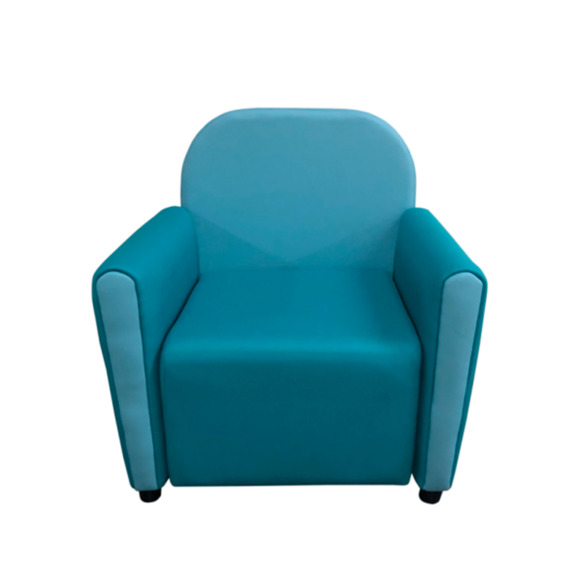 Кресло Мавли, экокожа пегасо, бирюзово-голубой Кресло Мавли, экокожа пегасо, бирюзово-голубой - фото 2