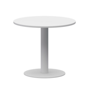 Фотография товара Стол круглый, белый, D90 от компании ChiedoCover.