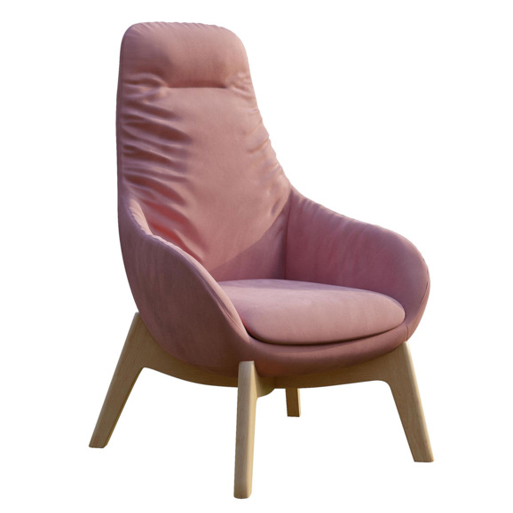 Кресло Энез софт, велюр Lux 37 - фото 1