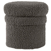 Фотография Пуф Pancakes high, серый от производителя ChiedoCover, картинка продукции, реальное фото товара Настоящее фото товара Пуф Pancakes high, серый, произведённого компанией ChiedoCover