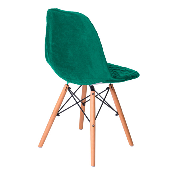 Чехол Е07 на стул Eames, зеленый - фото 2