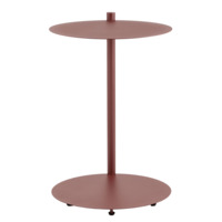 Фотография Столик журнальный Siesta, металл, бордовый Фотография товара Столик журнальный Siesta, металл, бордовый от компании ChiedoCover.