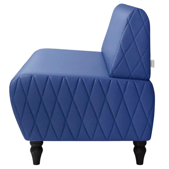 Диван Лотик, экокожа, синий - фото 4