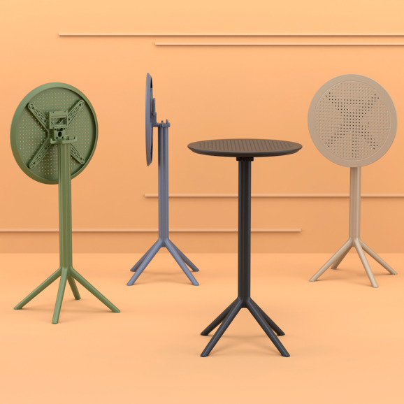 Стол барный складной Sky Folding Bar Table 600, зеленый - фото 6