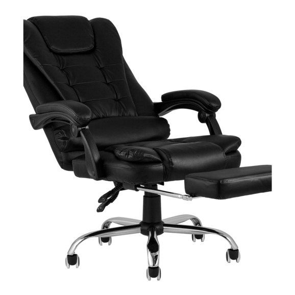 Кресло руководителя TopChairs President, черное - фото 8