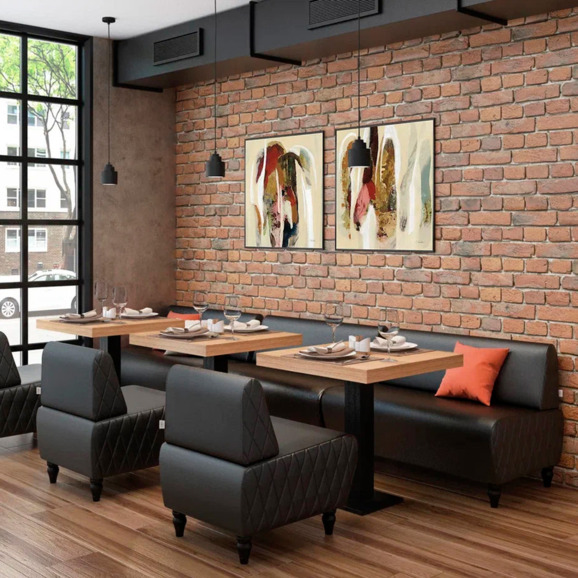 Диван Лотик, экокожа, черный - фото 7