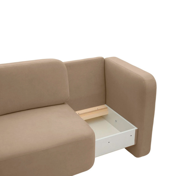 Кушетка-диван Хьюст-1, светло-коричневый - фото 5