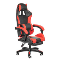 Настоящее фото товара Игровое геймерское кресло Alfa Pro, чёрный/ красный, произведённого компанией ChiedoCover
