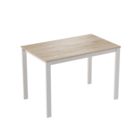 Фотография Стол Тион-4, дуб крафт серый, белый от производителя ChiedoCover, картинка продукции, реальное фото товара Настоящее фото товара Стол Тион-4, дуб крафт серый, белый, произведённого компанией ChiedoCover