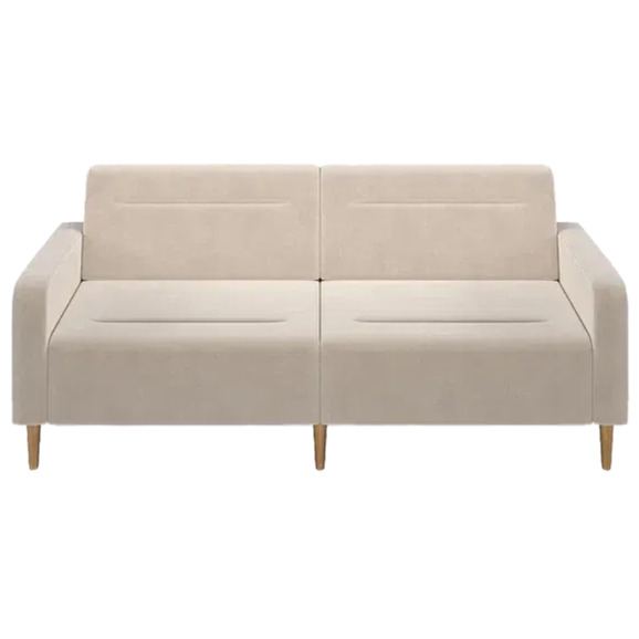 Диван Папилла, велюр, 182 см, бежевый Диван Папилла, велюр, 182 см, бежевый - фото 2