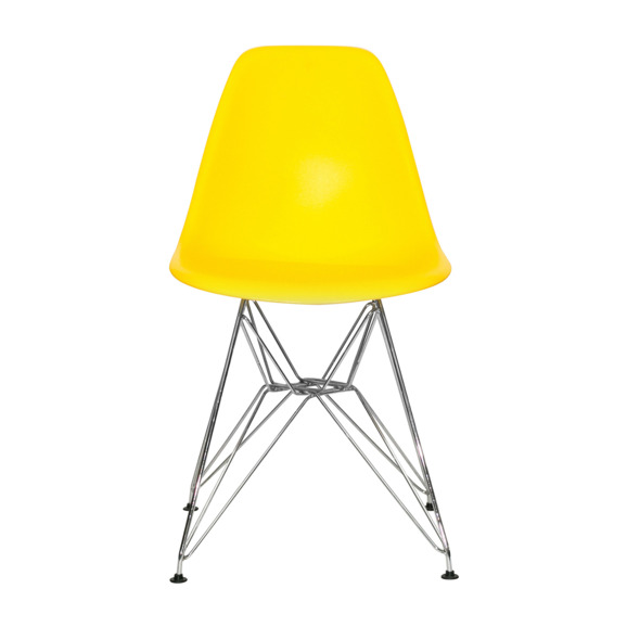 Стул Eames DSR желтый - фото 2