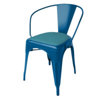 Настоящее фото товара Стул Tolix CM16 plus, с мягким сиденьем, произведённого компанией ChiedoCover