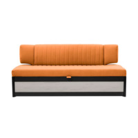 Фотография товара Диван для кухни Оттион 174 дуб крафт белый, оранжевый от компании ChiedoCover.