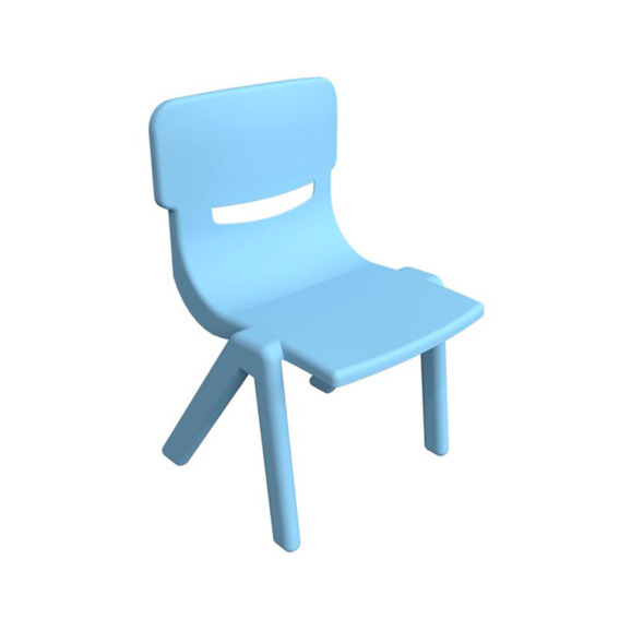 Детский стульчик Fun chair blue - фото 1