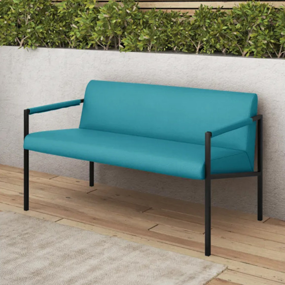 Диван Номик, уличная ткань, голубой - фото 3