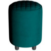 Пуф Тепал, велюр, зеленый