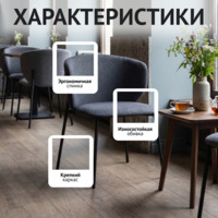 Фотография товара Стул Дрезден, букле Позитив 11, каркас Рал 9005 от компании ChiedoCover.