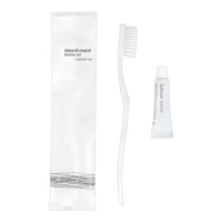 Настоящее фото товара Зубной набор COMFORT LINE, зубная щётка + зубная паста 5 г, произведённого компанией ChiedoCover