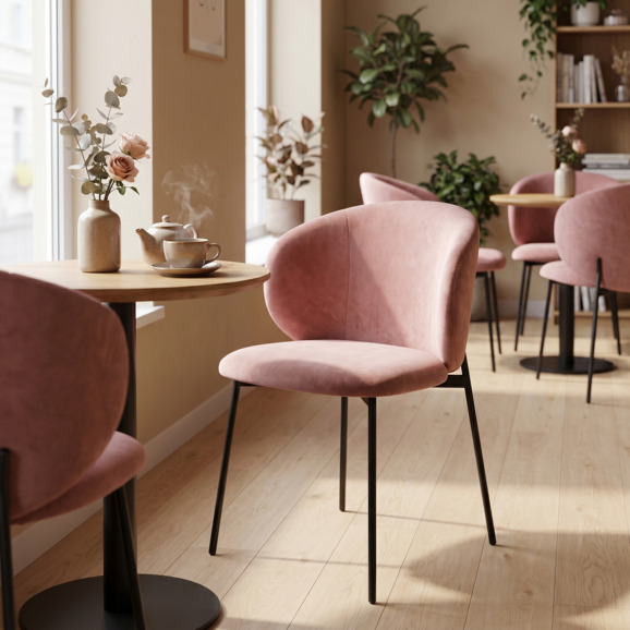 Стул Дрезден, велюр Модус 02, каркас черный муар - фото 7