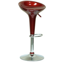 Настоящее фото товара Барный стул Бомба, красный глянец, произведённого компанией ChiedoCover