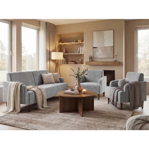 Диван Аномик, велюр, серый Диван Аномик, велюр, серый - фото 11