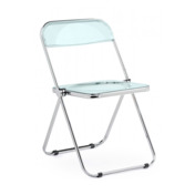 Фотография товара Стул пластиковый Fold складной clear gray-blue от компании ChiedoCover.