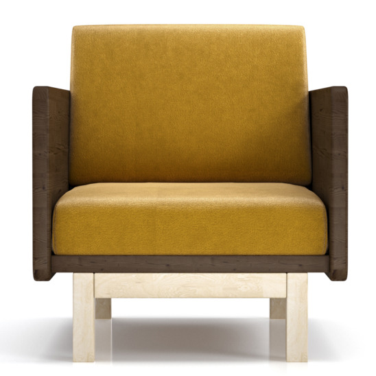 Кресло Ливан, желтое - фото 2