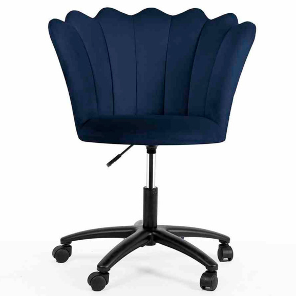 Стул поворотный Aeon, синий, ножки чёрные - фото 2