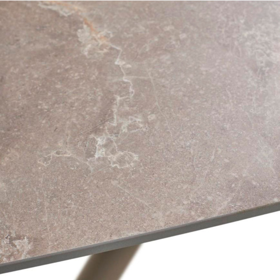 Стол RIVOLI 140 MATT LATTE STONE SOLID CERAMIC / TAUPE - фото 11