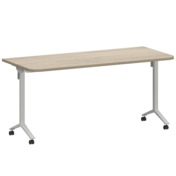 Фотография товара Стол мобильный складной радиусный, кронберг, белый, 25 мм, 160*70 от компании ChiedoCover.