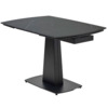 Стол BALDE 140 MATT BLACK MARBLE SOLID CERAMIC / BLACK