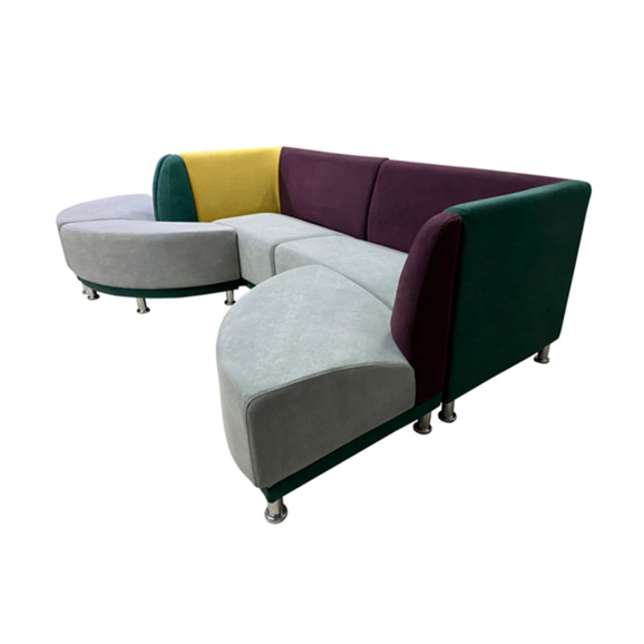 Комплект «Блюз экстра» четырехместный, велюр BHRYA, разноцветный - фото 3