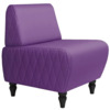 Кресло Лотик экокожа, фиолетовый