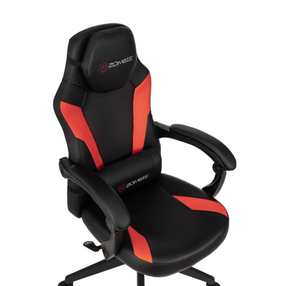 Кресло игровое Zombie Defender черный/красный Кресло игровое Zombie Defender черный/красный - фото 3