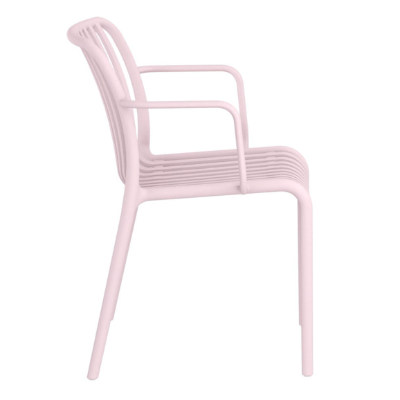 Стул Gorg с подлокотниками, розовый - фото 2