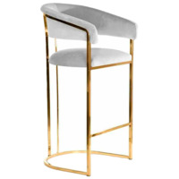 Настоящее фото товара Стул барный Equinox 2, серый, произведённого компанией ChiedoCover