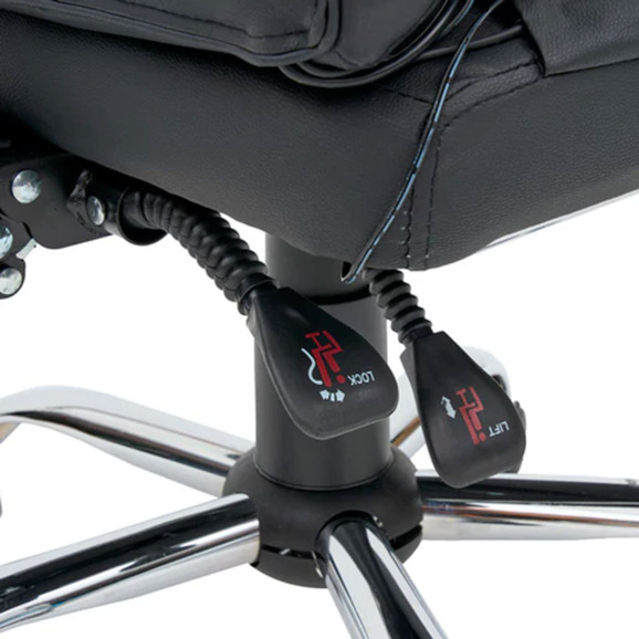 Кресло офисное Null, черный, 6 массажных модулей - фото 19