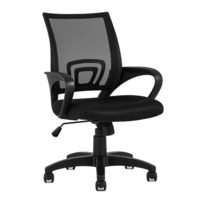 Настоящее фото товара Кресло офисное TopChairs Simple, черное, произведённого компанией ChiedoCover