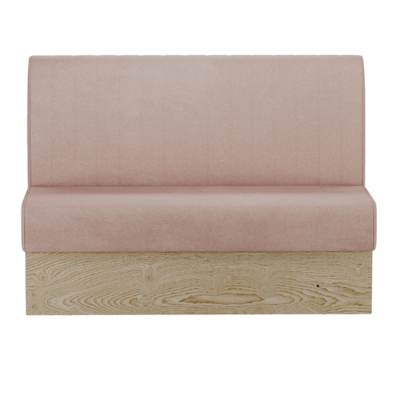 Диван Мистик, велюр Nuvola 62 розовый, ЛДСП Кроношпан Плитторг Дуб Сонома - фото 6