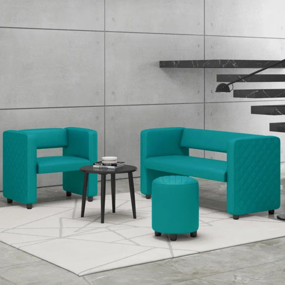 Кресло Тепал, экокожа, бирюзовый Кресло Тепал, экокожа, бирюзовый - фото 5