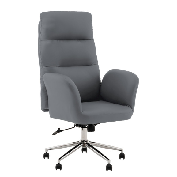 Кресло руководителя TopChairs Solid NC серый Кресло руководителя TopChairs Solid NC серый - фото 1