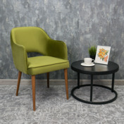 Фотография в интерьере товара Стул Роза, Белла 10, цвет ножек-светлый орех от компании ChiedoCover.