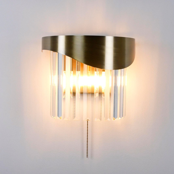 Бра Луис Вейв, золотой - фото 2