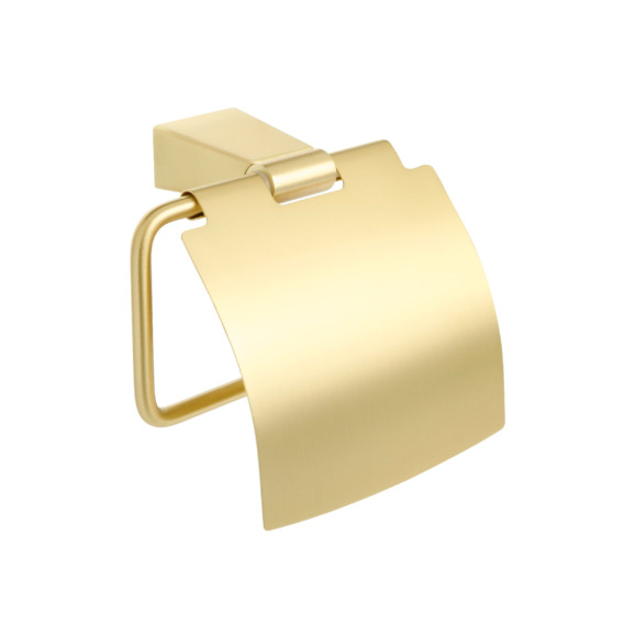 Бумагодержатель с крышкой Fixsen trend gold  - фото 1