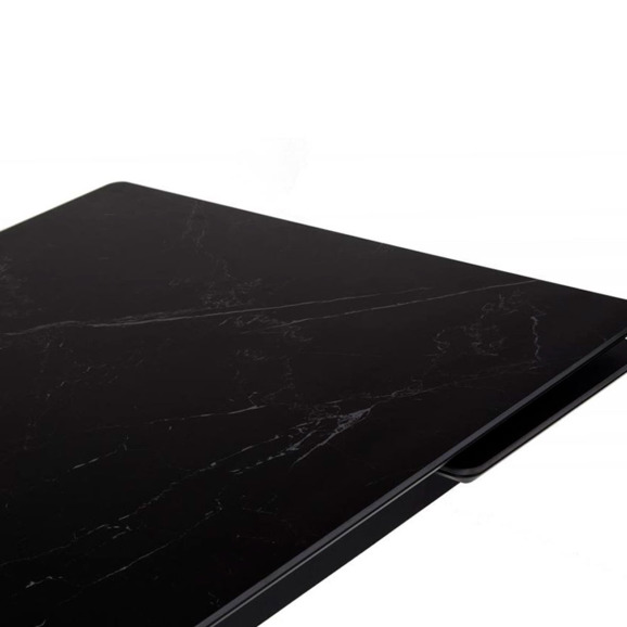 Керамический стол Старлайт 140 (200) х 80 shakespeare black / черный - фото 6