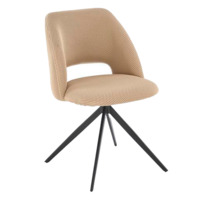 Фотография Стул кухонный Pyre, бежевый, черный от производителя ChiedoCover, картинка продукции, реальное фото товара Настоящее фото товара Стул кухонный Pyre, бежевый, черный, произведённого компанией ChiedoCover