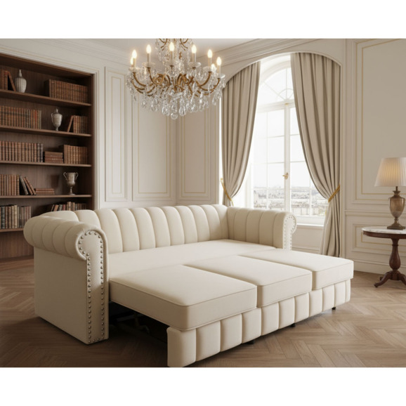 Диван Линет, бежевый, механизм Пума, 2400 - фото 3