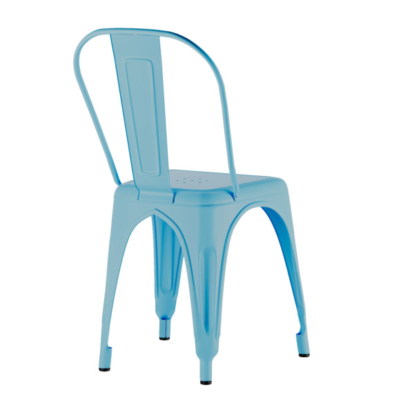 Стул Tolix, голубой - фото 4