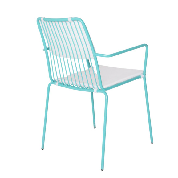 Стул Лион с подлокотниками и подушкой, ткань Оксфорд 600 - фото 7