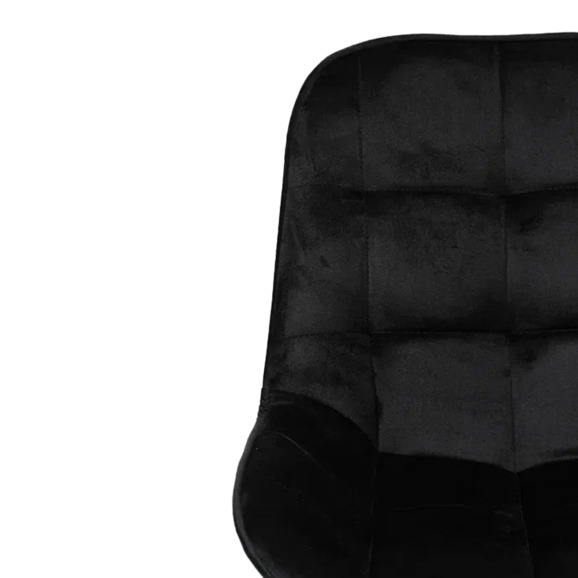 Стул Мускус, пирамида, велюр, черный, золотой - фото 6